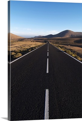 Road near La Pared, Fuerteventura, Canary Islands, Spain, Europe