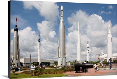 Rocket Garden at the Kennedy Space Center, Cape Canaveral, Florida