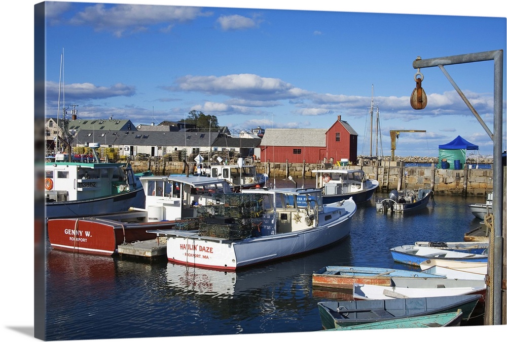 Rockport Harbor, Cape Ann, Greater Boston Area, Massachusetts