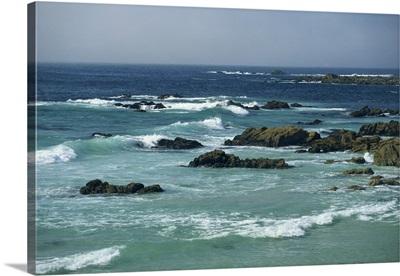 Rocky coastline on the Monterey Peninsula, California, USA