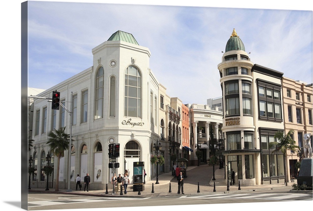 Rodeo Drive, Beverly Hills, Los Angeles, California Wall Art, Canvas ...