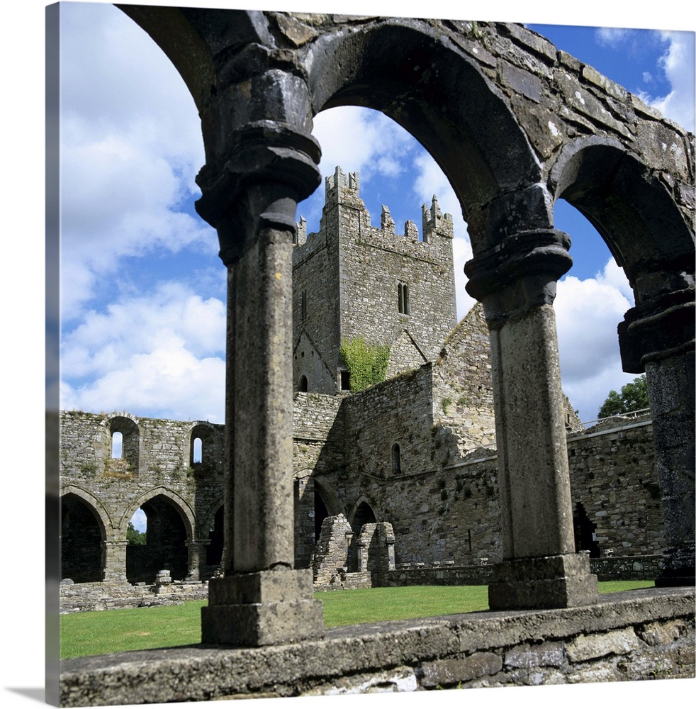 Ruins of Cistercian Jerpoint Abbey, Jerpoint, Leinster, Republic of Ireland