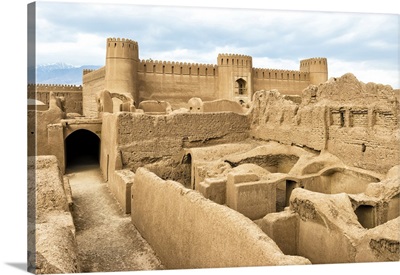 Ruins, Towers And Walls Of Rayen Citadel, Rayen, Kerman Province, Iran, Middle East
