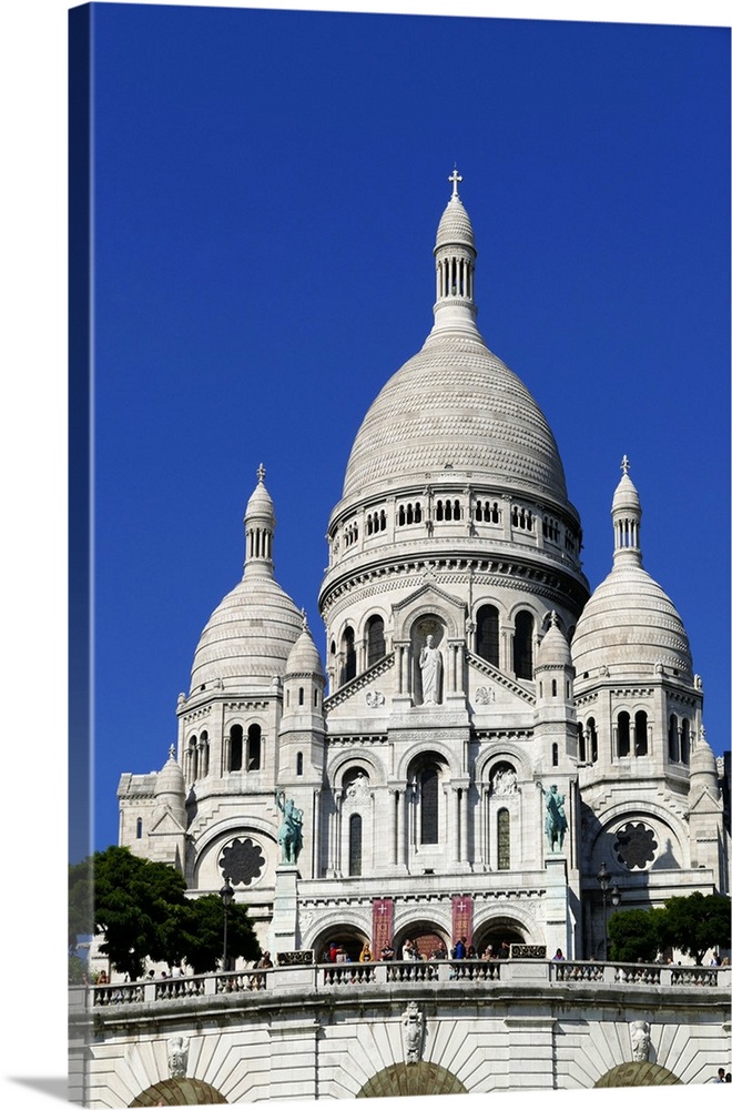 Sacre Coeur Basilica on Montmartre, Paris, France