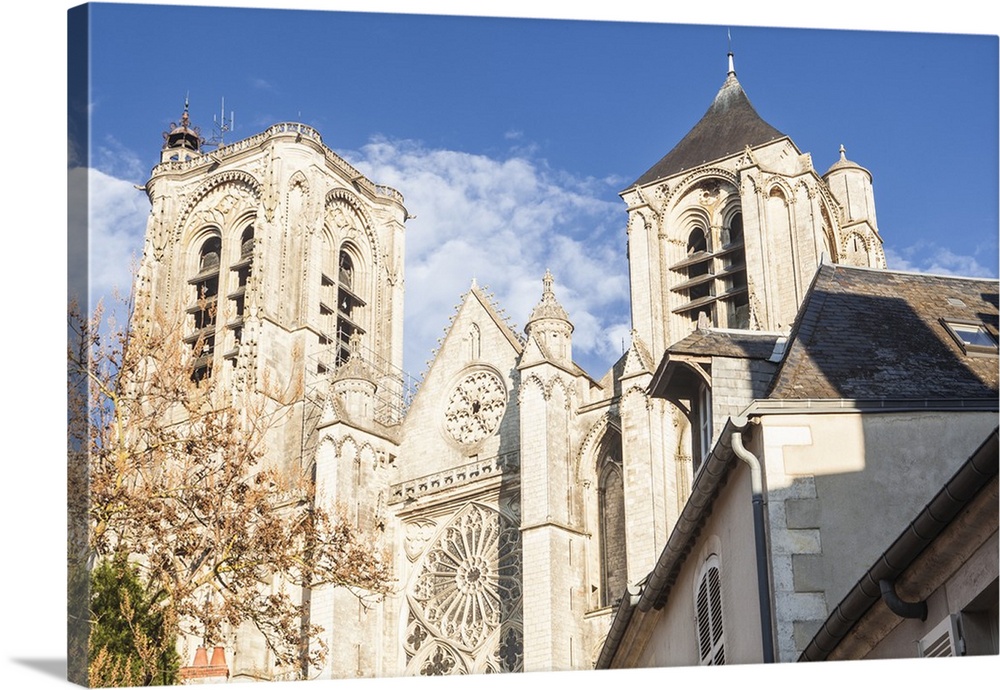 Saint Etienne cathedral in Bourges, UNESCO World Heritage Site, Cher, France, Europe