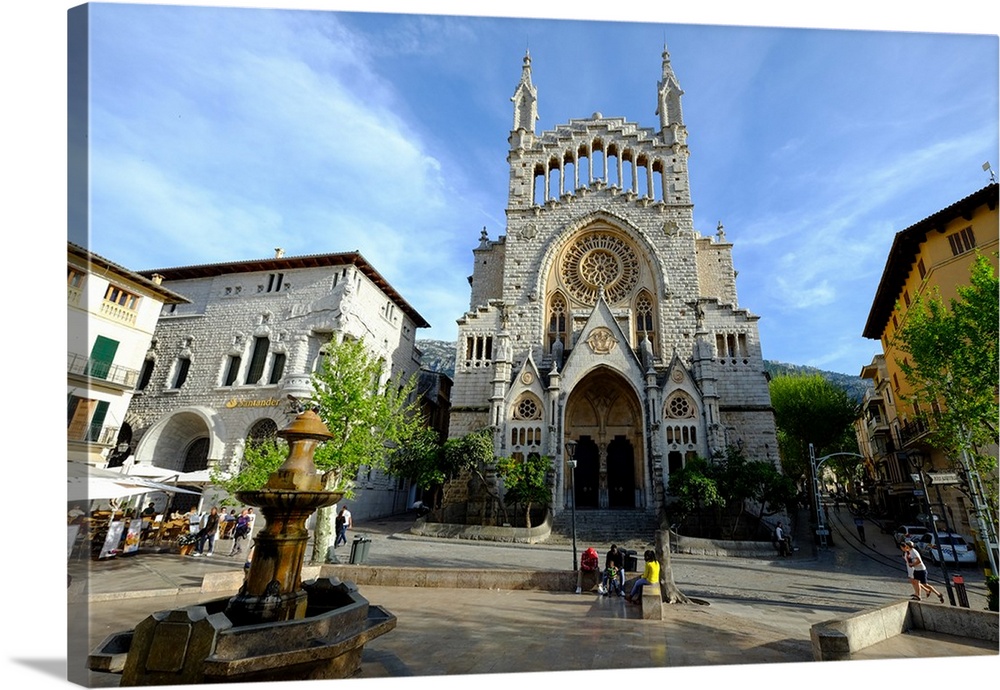 Sant Bartomeu Church, Soller, Majorca, Balearic Islands, Spain