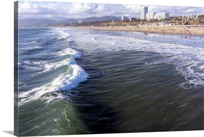 Sea and beach, Santa Monica, California