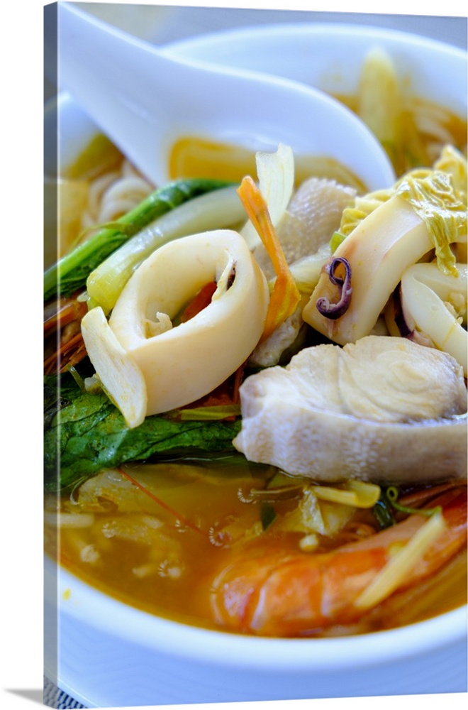 Seafood soup, Vietnamese food, Vietnam, Indochina, Southeast Asia, Asia