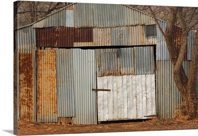 Shed, Sofala, historic gold mining town, New South Wales, Australia