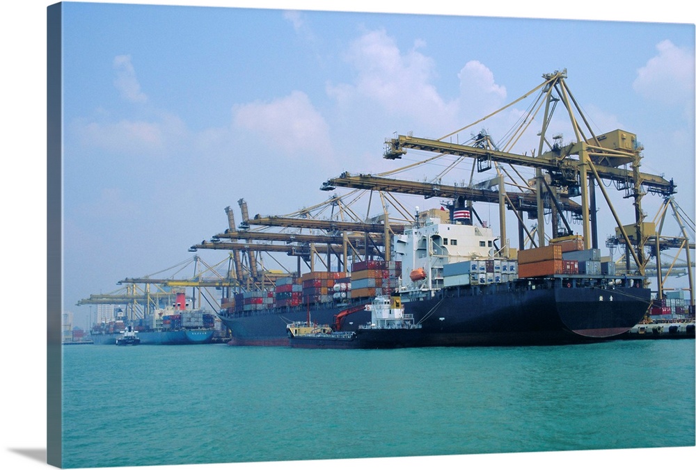 Shipping, Singapore harbour, Singapore