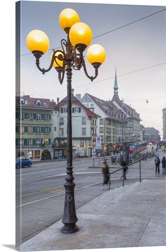 Shops on Kornhausplatz, Bern, Jungfrau region, Bernese Oberland, Swiss Alps, Switzerland, Europe