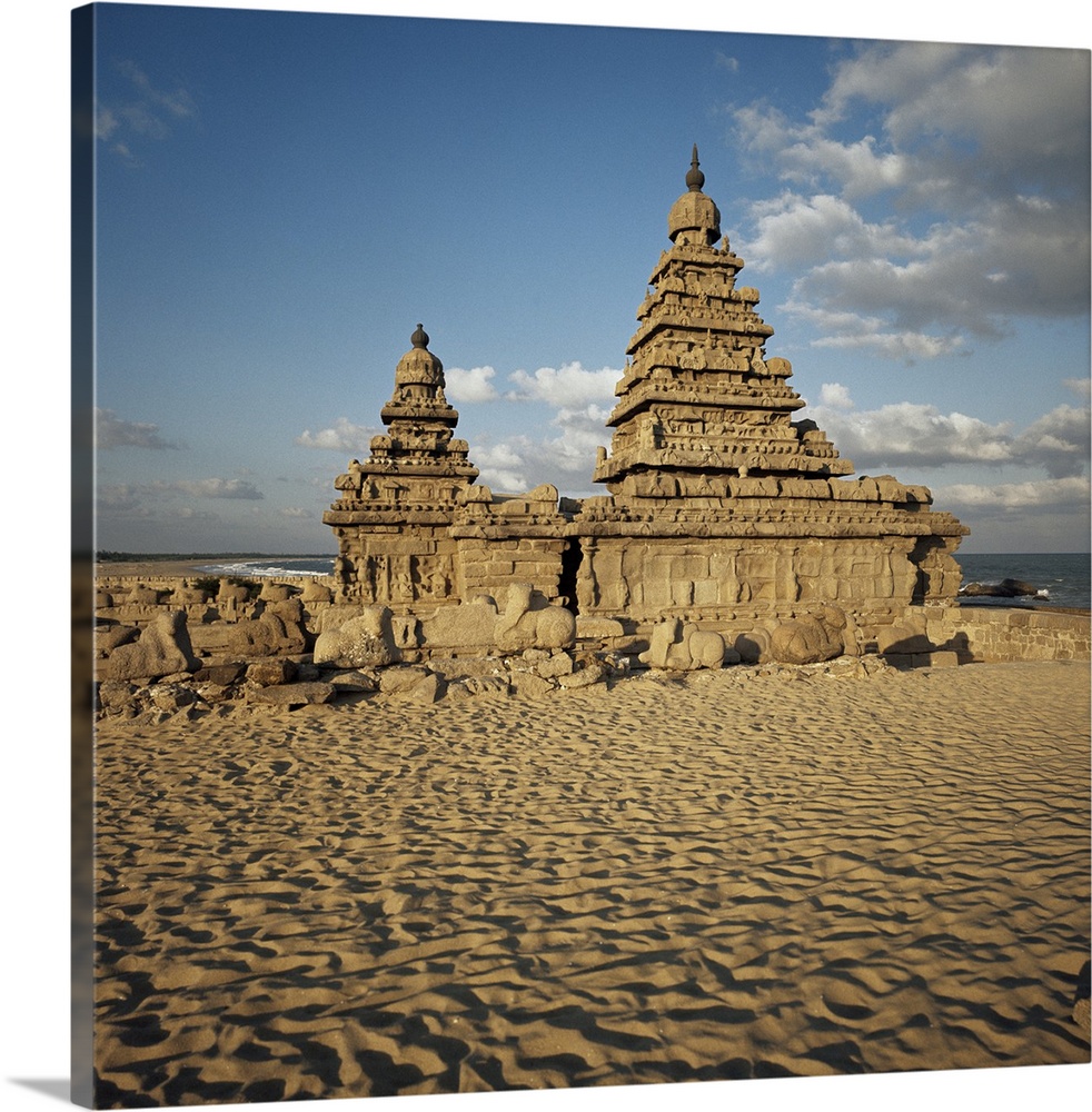 Ancient Shore Temple Of Mahabalipuram, Tamil Nadu, India Stock Photo,  Picture and Royalty Free Image. Image 19792734.