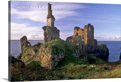 Sinclair castle near Wick, Caithness, Scotland, United Kingdom