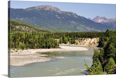 Skeena River and Kitimat Ranges, British Columbia, Canada, North America