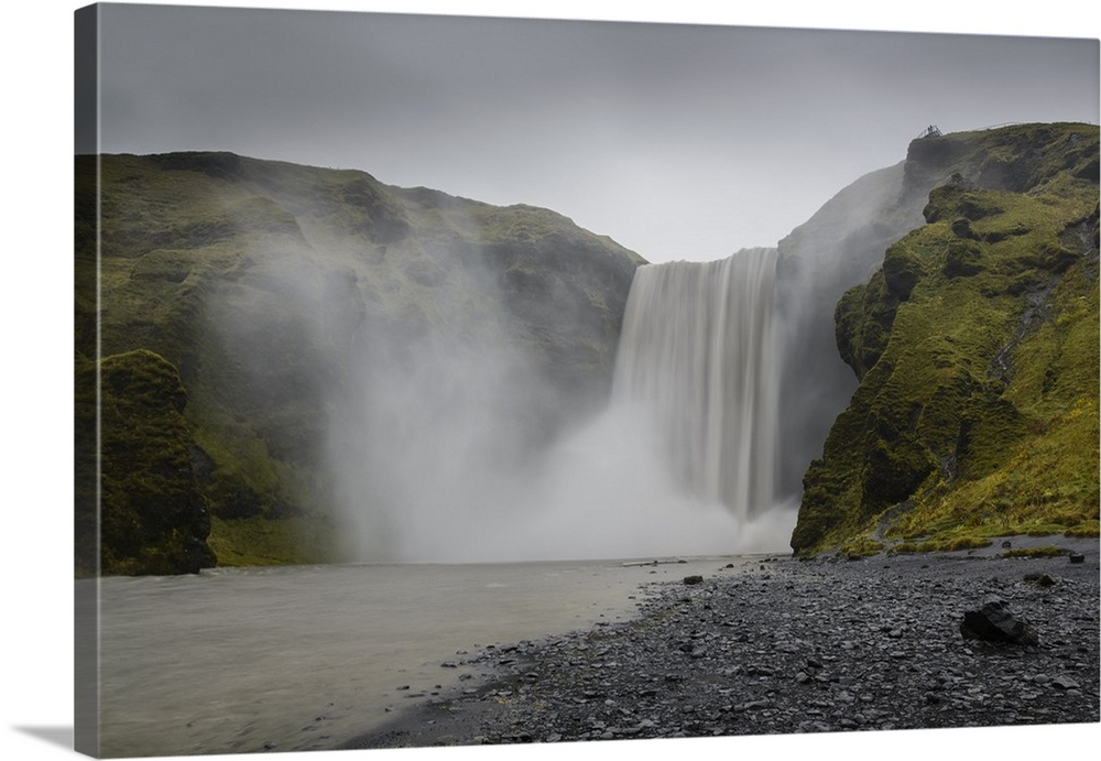Skogafoss waterfall, Iceland, Polar Regions