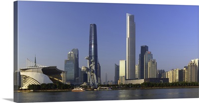 Skyline of Tianhe, Guangzhou, Guangdong, China