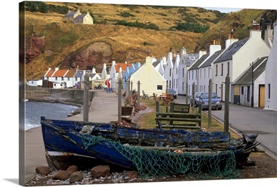 Small fishing village of Pennan, Aberdeenshire, Scotland