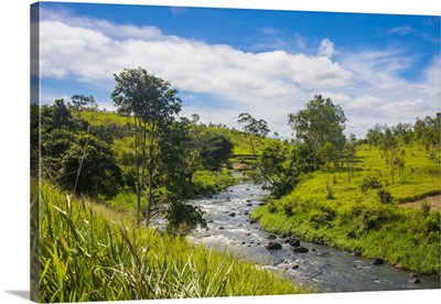 Sogeri river on the Kokoda trail, Papua New Guinea