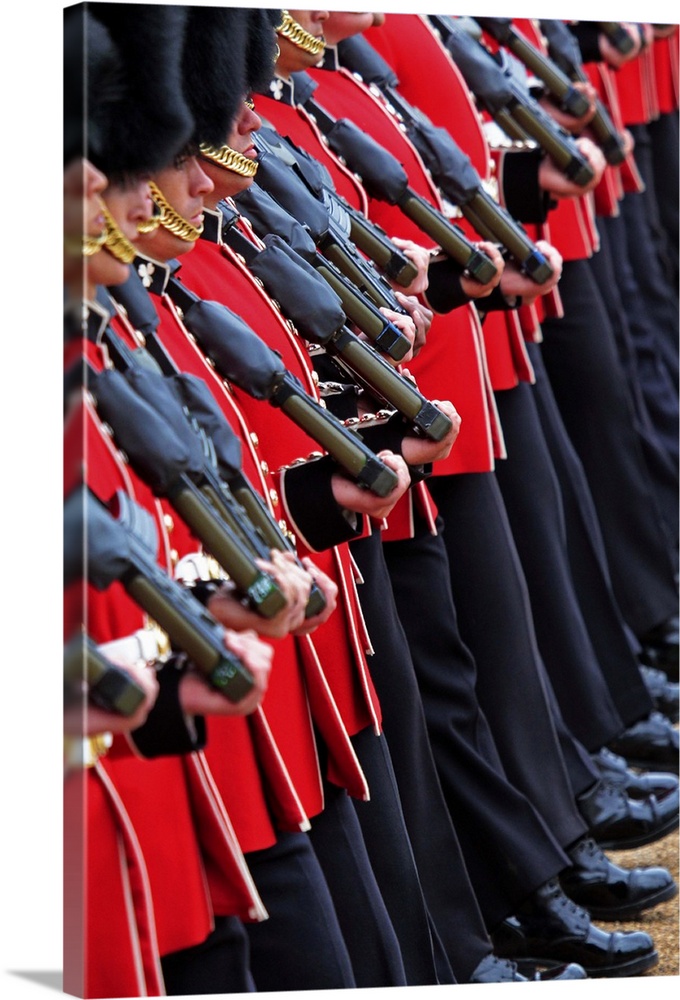 Soldiers at Trooping the Colour 2012, The Queen's Birthday Parade, London, England