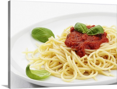 Spaghetti with tomato sauce, Italy