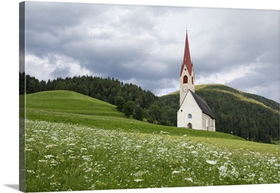 St. James Church At Nessano (Nasen), South Tyrol (Alto Adige), Italy.