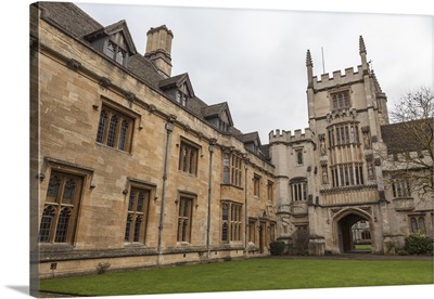 St. John's Quad, Magdalen College, Oxford, England, UK, Europe