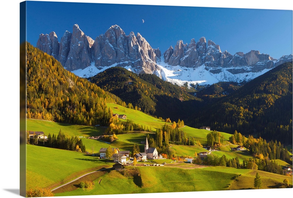 St. Magdalena, Val di Funes, Trentino-Alto Adige, Dolomites, Italy