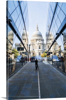 St. Paul's Cathedral from One New Change, City of London, London, England