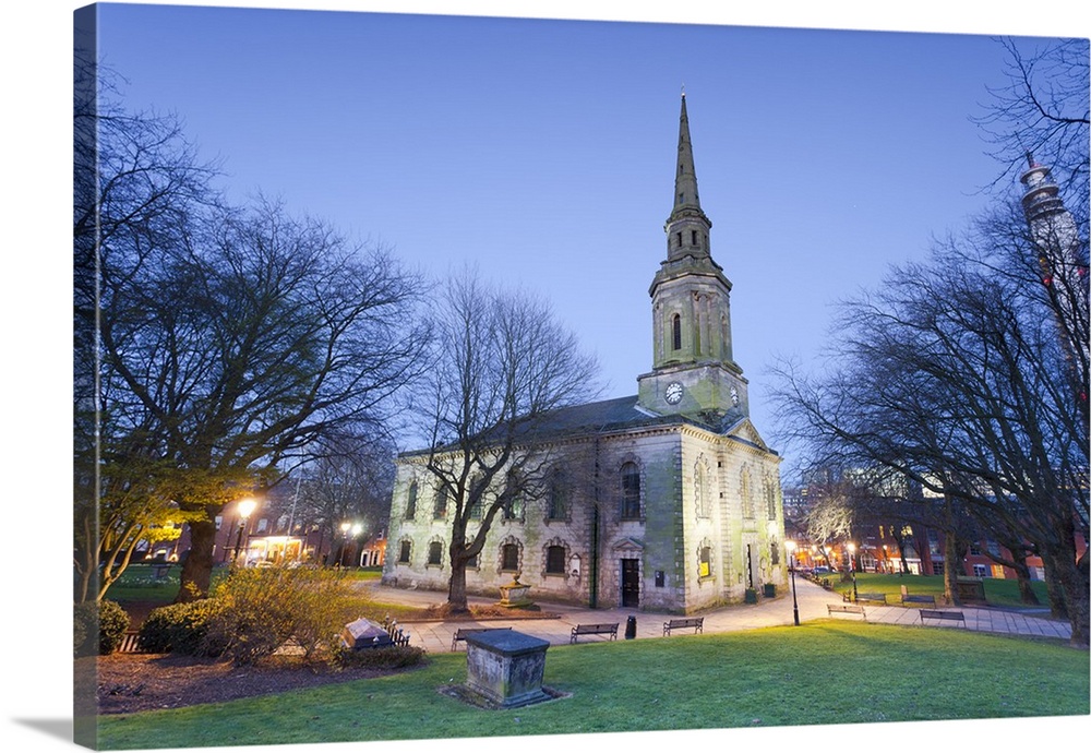 St. Paul's Church, Grade 1 listed building, Jewellery Quarter, Birmingham, England, United Kingdom, Europe