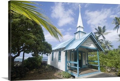 St Peter's Catholic Church, near Kailua-Kona, Island of Hawaii (Big Island), Hawaii