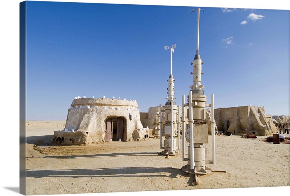 Star Wars set, Chott el Gharsa, Tunisia, North Africa, Africa