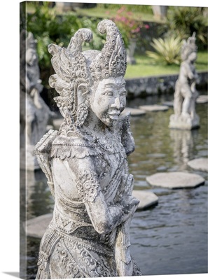 Statue, Tirta Gangga royal water garden, Bali, Indonesia