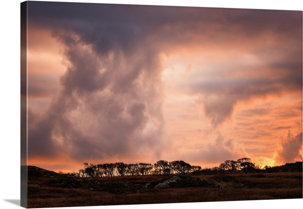 Storm clouds on the Isle of Mull, Inner Hebrides, Scotland, United Kingdom, Europe