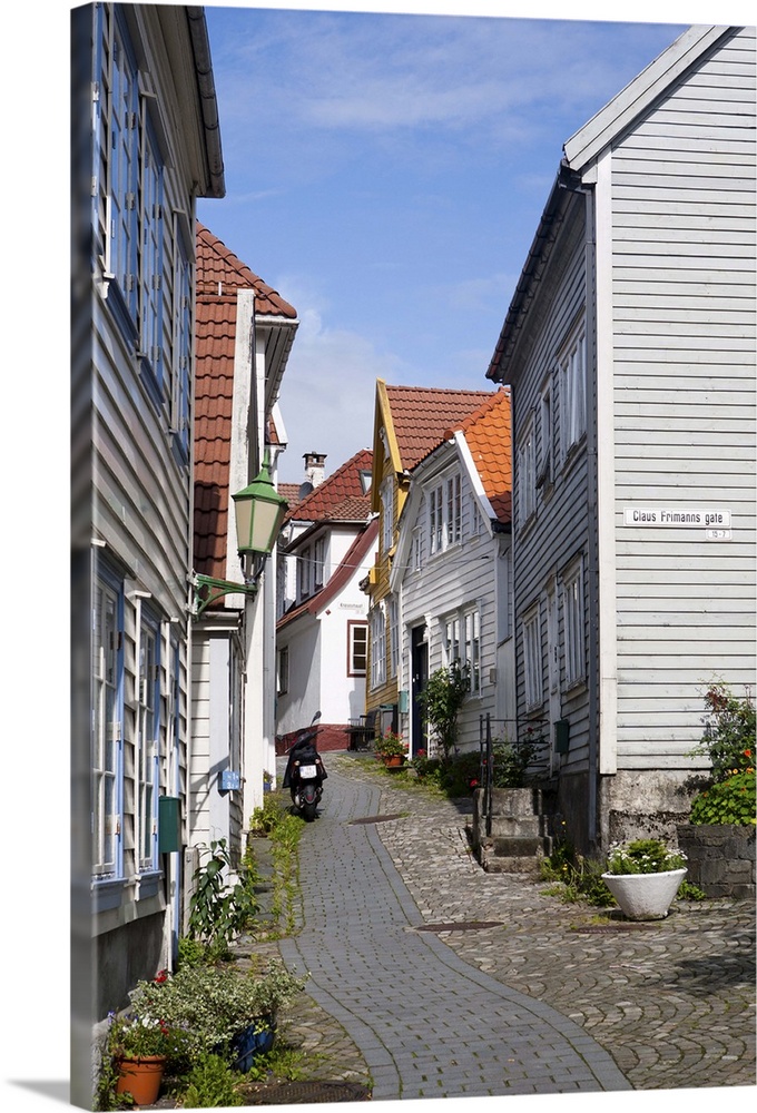 Strandsiden district, Bergen, Hordaland, Norway, Scandinavia, Europe