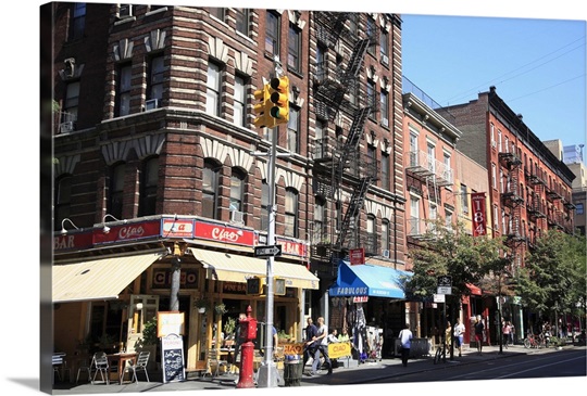 Street scene, Greenwich Village, West Village, Manhattan ...