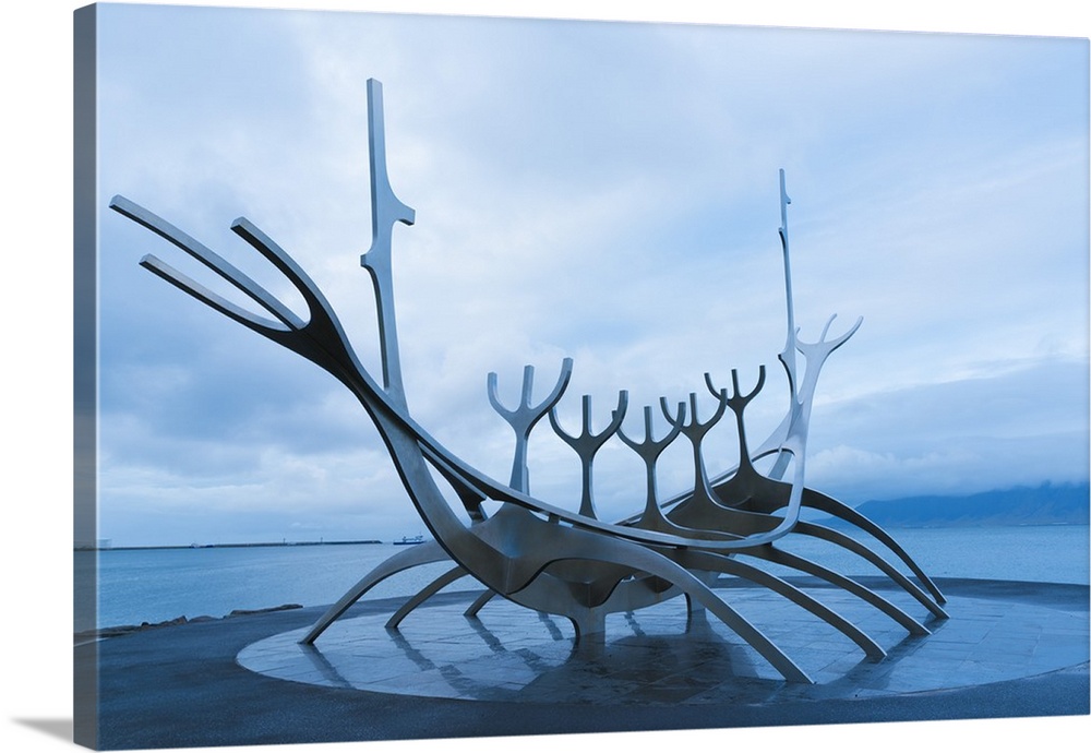 Sun-Craft Sculpture, Reykjavik, Iceland, Polar Regions