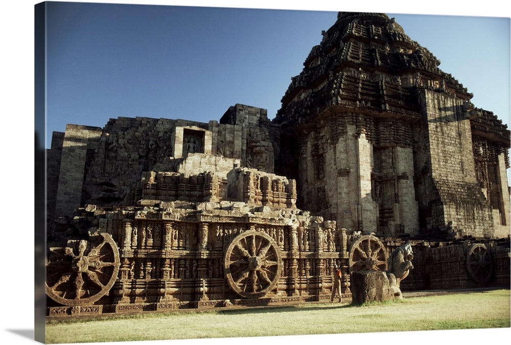 Sun Temple dedicated to the Hindu sun god Surya, Konarak, Orissa state, India