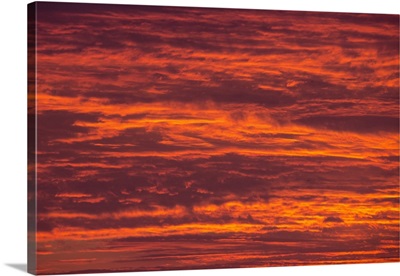 Sunrise cloudscape, Kgalagadi Transfrontier Park, South Africa