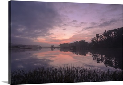 Sunrise, Intracoastal waterway, Calabash, North Carolina
