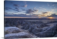 Sunrise Over The Badlands Badlands National Park South Dakota Great 