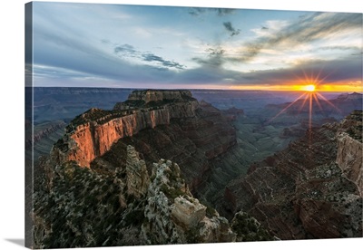 Sunset at Cape Royal, North Rim, Grand Canyon National Park, Arizona