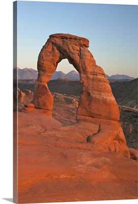 Sunset at Delicate Arch, Arches National Park, Moab, Utah