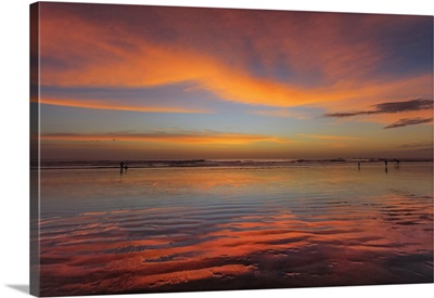 Sunset At Guiones Beach, Costa Rica