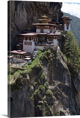 Taktshang Goemba (Tigers nest monastery), Paro valley, Bhutan, Asia
