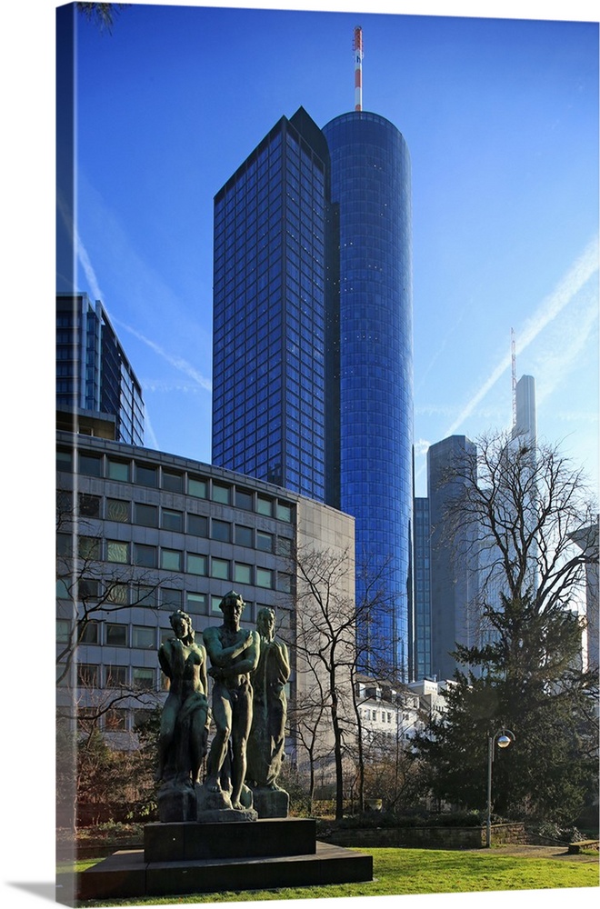 Taunusanlage and Financial District, Frankfurt am Main, Hesse, Germany