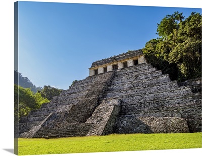 Temple Of The Inscriptions, Palenque Archaeological Site, Palenque, Chiapas, Mexico