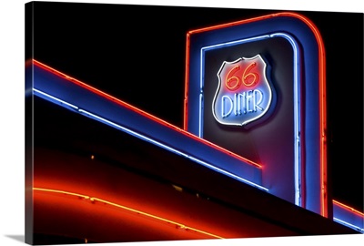 The 66 Diner along historic Route 66, Albuquerque, New Mexico