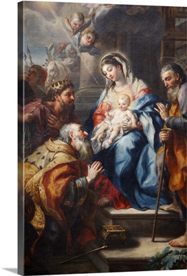 The Adoration of the Magi by J.M. Rottmayr dating from 1723, Melk Abbey, Austria