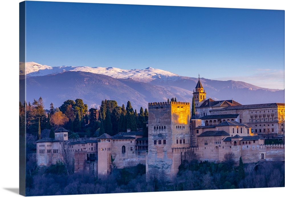 The Alhambra, UNESCO World Heritage Site, Granada, Andalusia, Spain, Europe