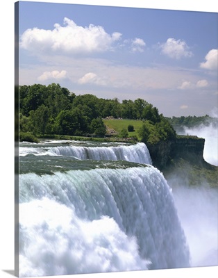 The American Falls at the Niagara Falls, New York State
